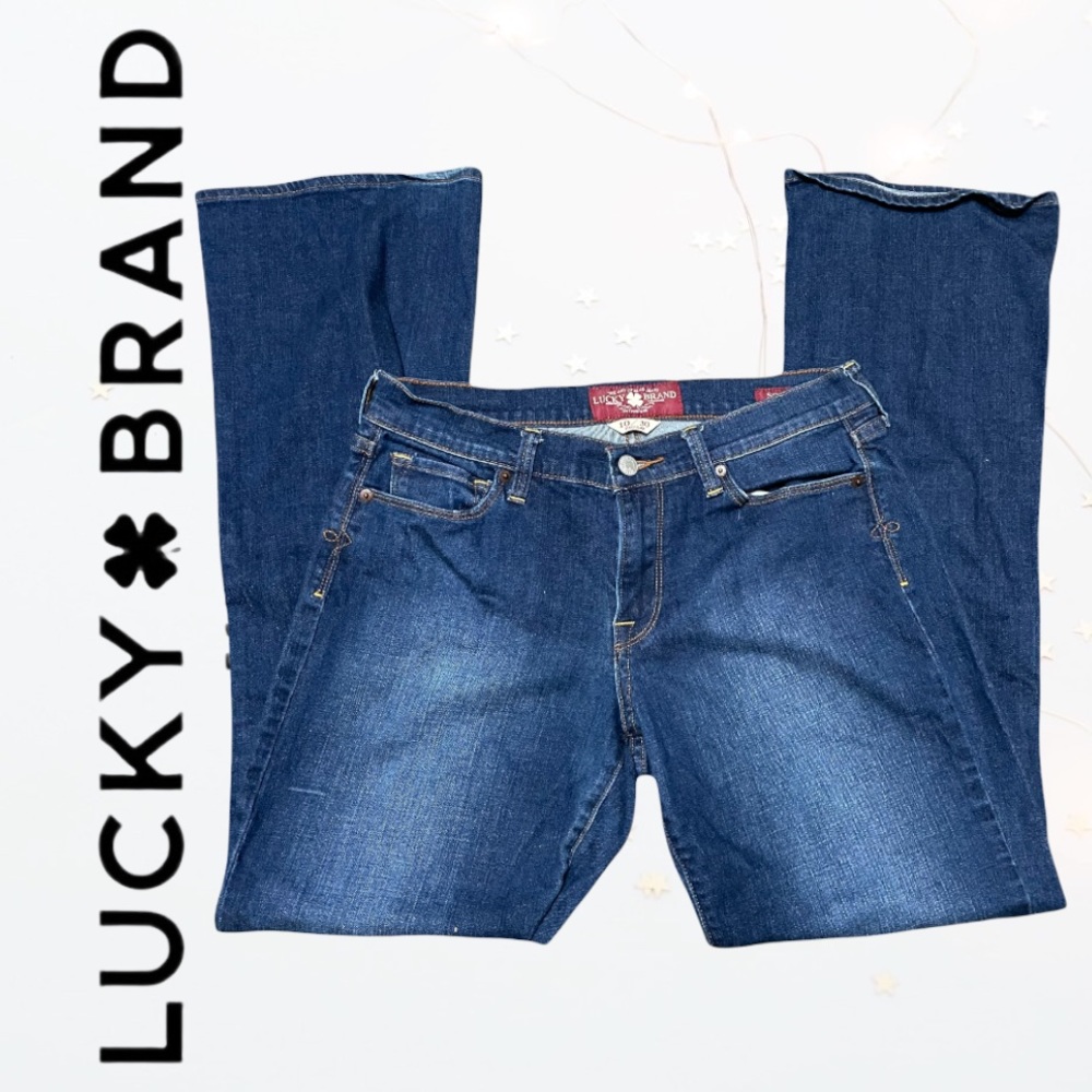 🔥 Lucky Brand Sofia Boot Denim Jeans size 10/30 R